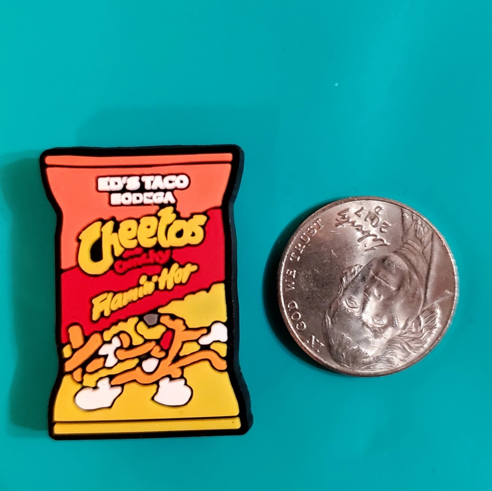 6/$9 - Cheetos Flamin Hot Charm Jibbitz for Crocs *Mix & Match*